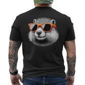Cooles Murmeltier Trägt Sonnenbrille Grafikkunst T-Shirt mit Rückendruck