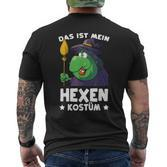 Das Ist Mein Witch German Language T-Shirt mit Rückendruck
