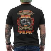 Die meisten Menschen nennen mich Papa Kurzärmliges Herren-T-Kurzärmliges Herren-T-Shirt, Vatertag Design