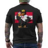 Federal Eagle Austria Besoffener Eagle Rauschkind T-Shirt mit Rückendruck