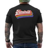 Feminist Vintage Feminism Retro Vintage T-Shirt mit Rückendruck