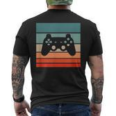 Gaming Controller Retro Style Vintage T-Shirt mit Rückendruck