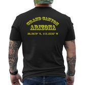 Grand Canyon Arizona Koordinaten T-Shirt mit Rückendruck
