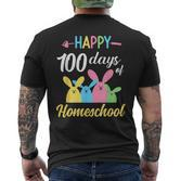 Happy 100 Days Of Homeschool Kid Süße Kinder 100 Tage T-Shirt mit Rückendruck
