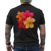 Hibiskusblüten T-Shirt mit Rückendruck