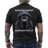Ich Guck Mich Nicht In Diesem Ton An German Langu T-Shirt mit Rückendruck