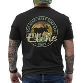 Ich Mag Halt Einfach Elk Ich Mag Halt Einfach Elk T-Shirt mit Rückendruck