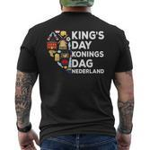 Koningsdag Netherlands Holidays Kings Day Amsterdam T-Shirt mit Rückendruck