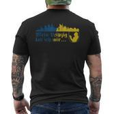 Leipzig Stadt Für Leipziger T-Shirt mit Rückendruck