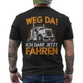 For Lorry Drivers And Drivers T-Shirt mit Rückendruck