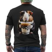 Meerschweinchen Boba Bubble Milk Tea Kawaii Cute Animal Lover T-Shirt mit Rückendruck