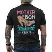 Mutter Und Sohn Das Beste Team Aller Zeiten Söhne Mutter T-Shirt mit Rückendruck