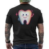 Niedlicher Lächelnder Zahn Trendiges Für Zahnärzte T-Shirt mit Rückendruck