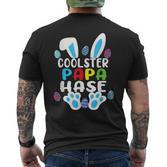 Papa Hase Osterhase Ostergeschenk Partnerlook Outfit Männer T-Shirt mit Rückendruck