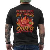 Red Hot Lover Pizza Chilisauce Scharfes Essen Bekleidung T-Shirt mit Rückendruck