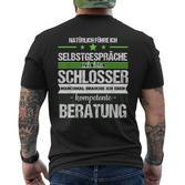 Schlosser Industrial Mechanic Mechanic Work T-Shirt mit Rückendruck