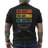 Simracing No Abs And No Tc Gaming And Racing Black T-Shirt mit Rückendruck