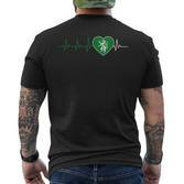 Steiermark Coat Of Arms Steirisch Heartbeat Heart Steirer T-Shirt mit Rückendruck