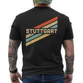 Stuttgart Vintage Retro S T-Shirt mit Rückendruck