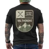 Val Thorens Les Trois Vallées Savoie France Vintage T-Shirt mit Rückendruck