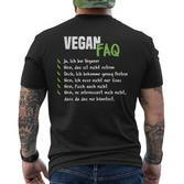 Vegan Vegan Vegan Slogan T-Shirt mit Rückendruck