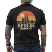 Vintage Skyline Berlin T-Shirt mit Rückendruck
