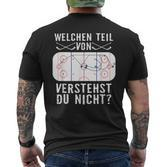 Welchen Teil Verstehst Du Nicht Eishockey T-Shirt mit Rückendruck