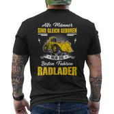 Wheel Loader Slogan Digger Loader Wheel Loader Excavator T-Shirt mit Rückendruck