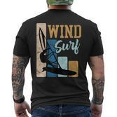 Windsurfer Windsurfintage Retro Surfer T-Shirt mit Rückendruck