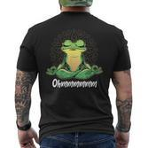 Yoga Frog S T-Shirt mit Rückendruck
