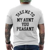 Bring Mich Zu Meiner Tante Du Bauer T-Shirt mit Rückendruck