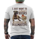 Bullmastiff Hunderasse Ich Möchte Nur Bücher Lesen Und Meine Streicheln T-Shirt mit Rückendruck