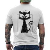 Cute Kitten Miezekatze Ein Miau Für Katzenliebe Gray S T-Shirt mit Rückendruck