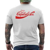 Enjoy Capitalism For American Entrepreneurs T-Shirt mit Rückendruck