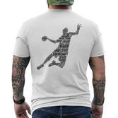 Handball Handballer Children's Boys T-Shirt mit Rückendruck