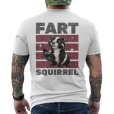 Lustiges Stinktier Furz Eichhörnchen T-Shirt mit Rückendruck