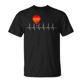 Balloon Driver Heartbeat Balloon Driver Heartbeat Ecg  T-Shirt