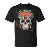 Dia De Los Muertos Carnival Costume Top Fancy Dress 2023 T-Shirt