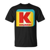 Feinkost Kolinski Langarm-T-Shirt, Designer-Top für Gourmet-Fans