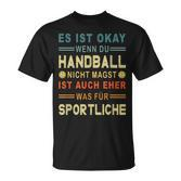 Handball Player Handball Player Resin Handball T-Shirt