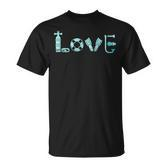 Love Love Diving Scuba Diving Freitdiving Apnoea Sea T-Shirt