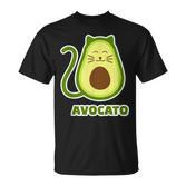 Lustiges Avocato-Katzen T-Shirt, Geschenkidee für Katzenliebhaber