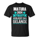 Matura 2024 Eine Legende Verlässt Das Matura Bestanden T-Shirt