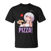 Pizza Lover Anime  T-Shirt
