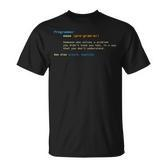 Programmer Developer Computer Scientist Geek Coder C Nerd T-Shirt