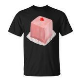 Punschkrapfen T-Shirt für Damen und Herren, Lustiges Konditorei Design