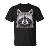 Raccoon Vintage Polygon Raccoon T-Shirt