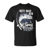 Rute Raus Der Spass Begins Fishing Rod Friends S T-Shirt