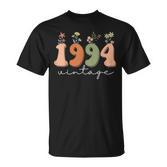 Vintage 1994 Wildblumen 29 Jahre Alt 29 Geburtstag Frauen T-Shirt