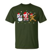 Christmas Dabbing Santa Claus Children Men T-Shirt